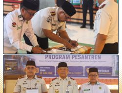 Perkuat Pembinaan Warga Binaan, Lapas Bukittinggi dan Kemenag Teken PKS, Resmikan Pesantren dan salurkan bantuan sosial