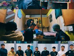CIPTAKAN LINGKUNGAN KONDUSIF, LAPAS BUKITTINGGI LAKSANAKAN PENGGELEDAHAN BLOK HUNIAN