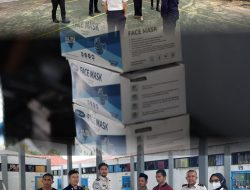 Lapas Kelas IIA Bukittinggi Bagikan Masker kepada WBP, Dukung Penerapan Pola Hidup Sehat